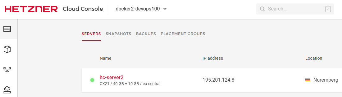 There is a Terraform module to deploy a single Docker host (in swarm mode) on Hetzner Cloud.